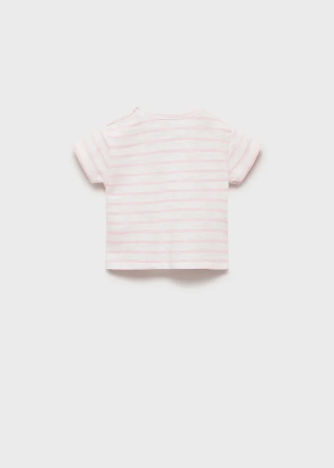 T-shirt in cotone a righe T-shirt in cotone a righe