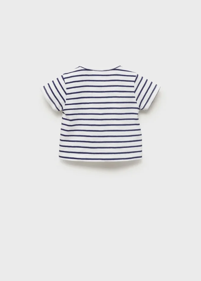 T-shirt in cotone a righe T-shirt in cotone a righe
