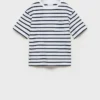T-shirt in cotone a righe T-shirt in cotone a righe