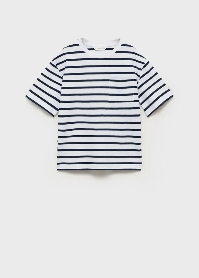 T-shirt in cotone a righe T-shirt in cotone a righe