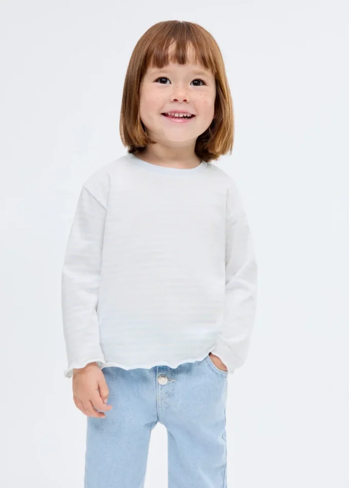 T-shirt in cotone a righe