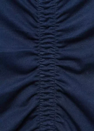 T-shirt in cotone arricciato