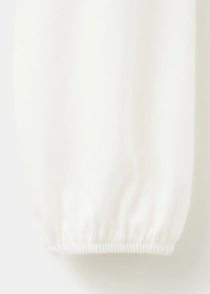 T-shirt in cotone arricciato T-shirt in cotone arricciato