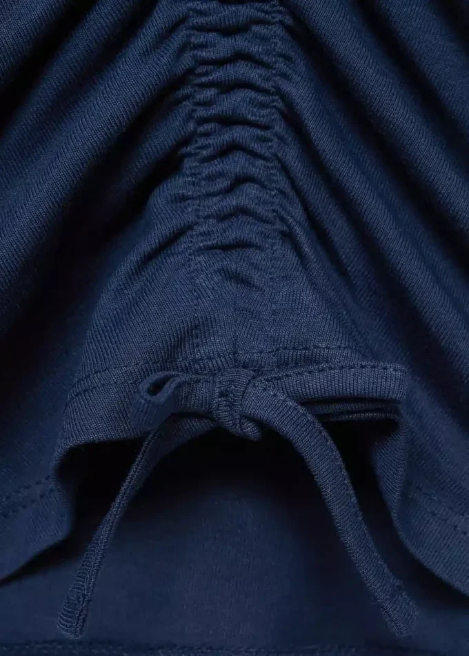 T-shirt in cotone arricciato T-shirt in cotone arricciato