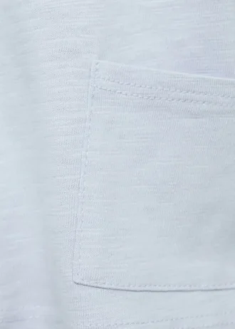 T-shirt in cotone con tasca