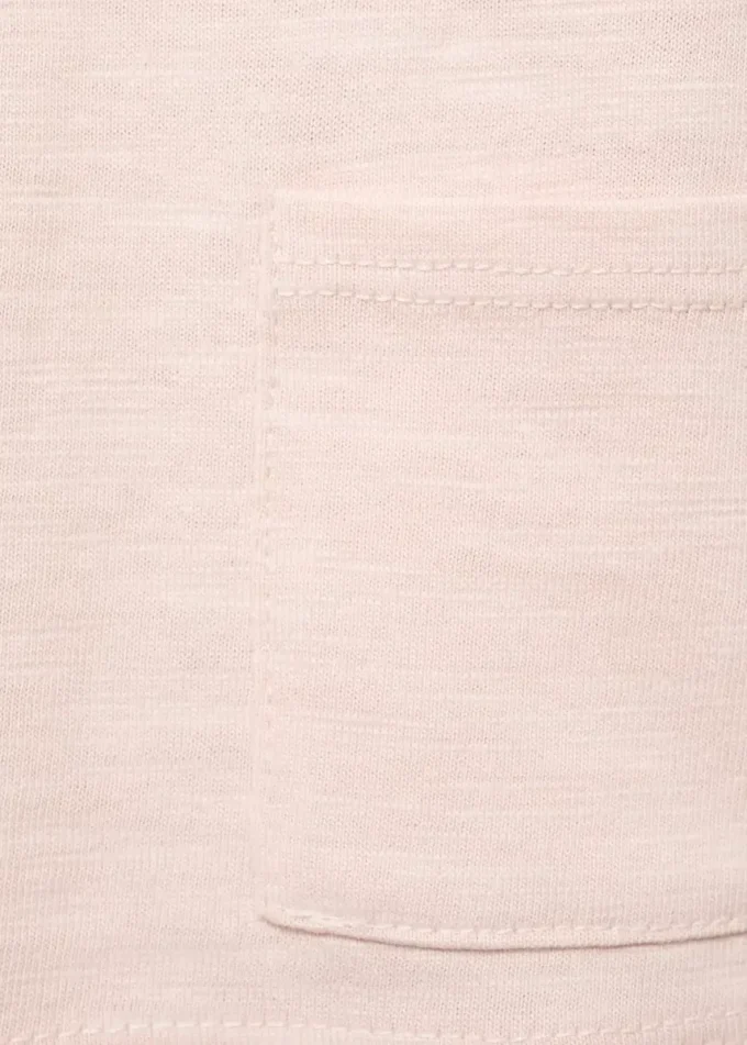 T-shirt in cotone con tasca