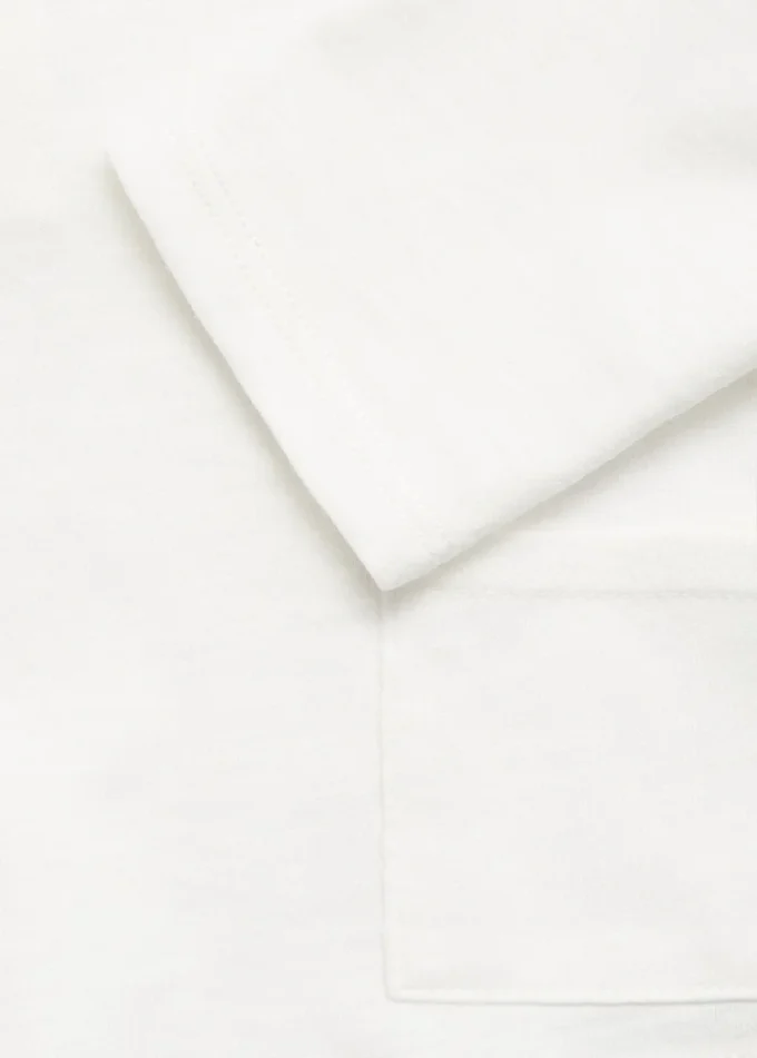 T-shirt in cotone con tasca