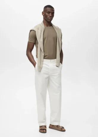 T-shirt in cotone elasticizzato