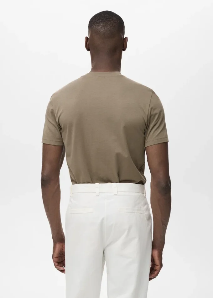 T-shirt in cotone elasticizzato