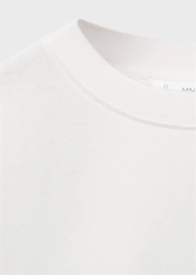 T-shirt in cotone goffrato T-shirt in cotone goffrato