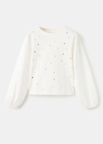 T-shirt in cotone lucido