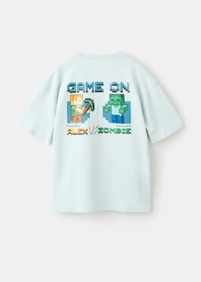 T-shirt in cotone Minecraft T-shirt in cotone Minecraft