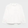 T-shirt in cotone ricamata T-shirt in cotone ricamata