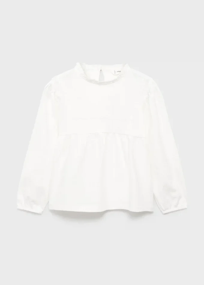 T-shirt in cotone ricamata T-shirt in cotone ricamata