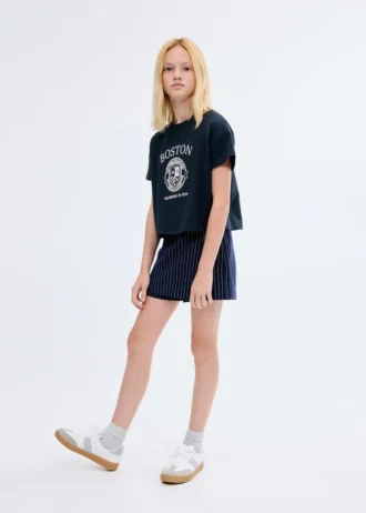 T-shirt in cotone ricamata T-shirt in cotone ricamata