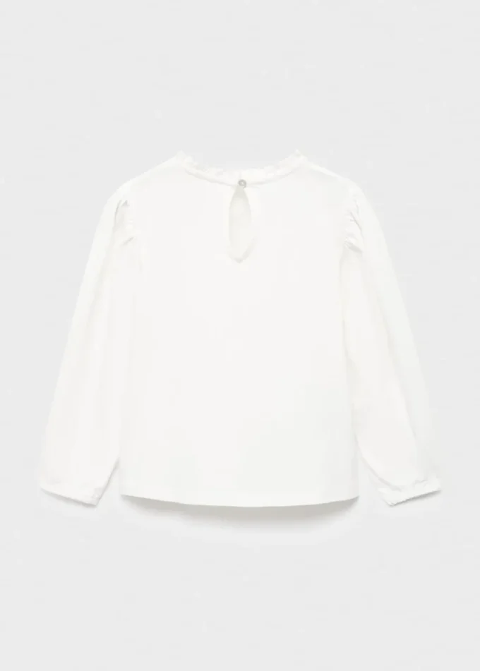 T-shirt in cotone ricamata T-shirt in cotone ricamata
