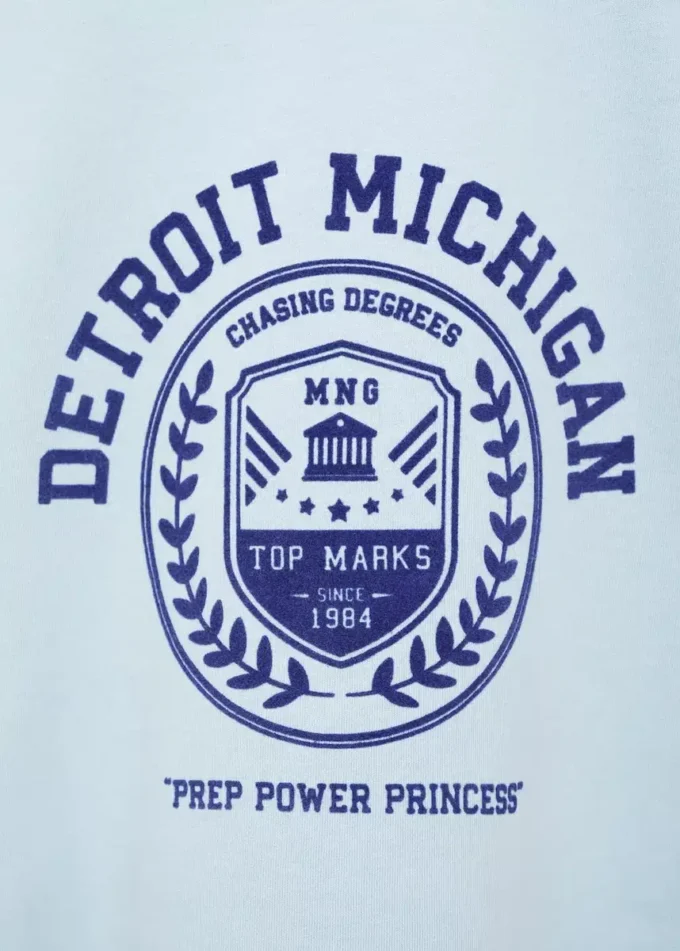 T-shirt in cotone ricamata T-shirt in cotone ricamata