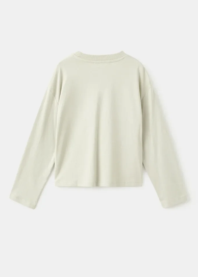 T-shirt in cotone ricamata T-shirt in cotone ricamata