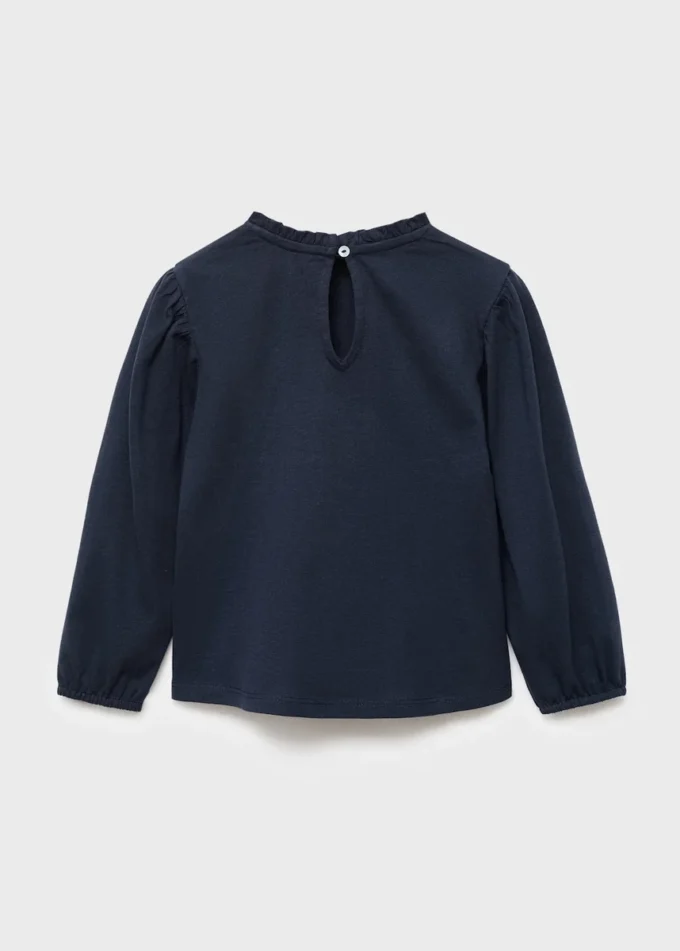 T-shirt in cotone ricamata T-shirt in cotone ricamata