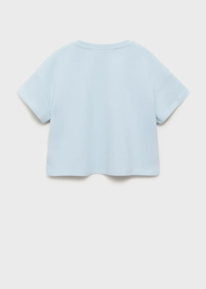 T-shirt in cotone ricamata T-shirt in cotone ricamata