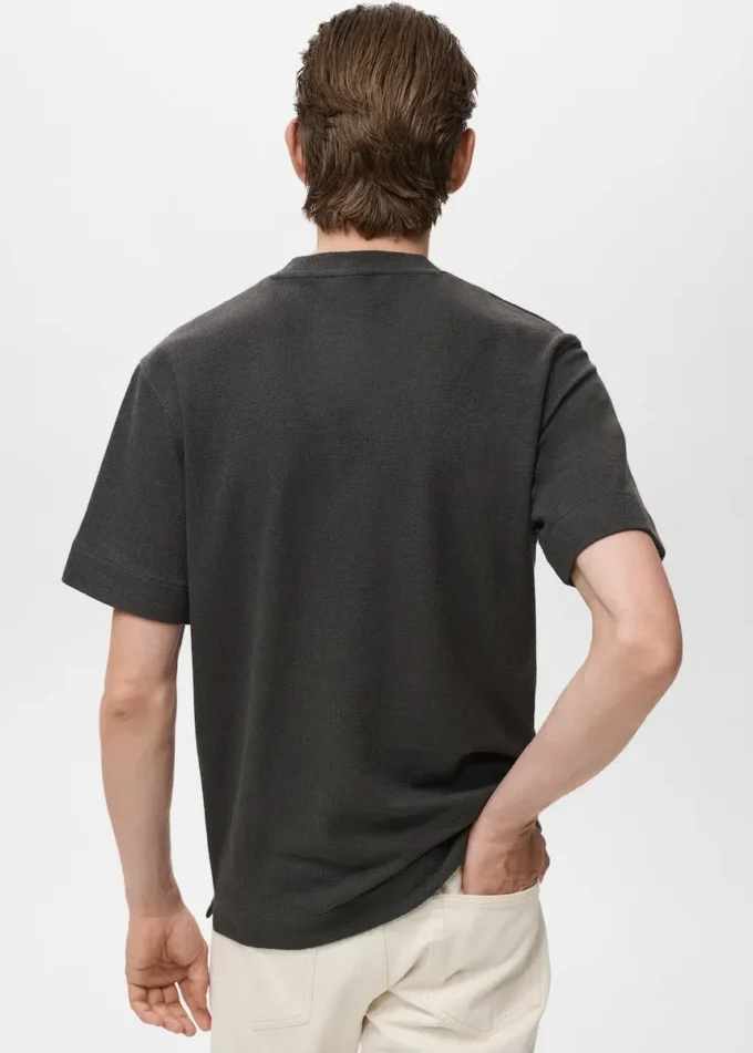 T-shirt in cotone testurizzato T-shirt in cotone testurizzato