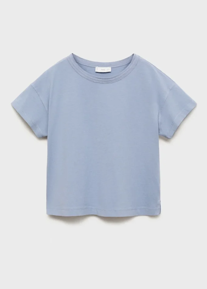 T-shirt in cotone tinta unita T-shirt in cotone tinta unita