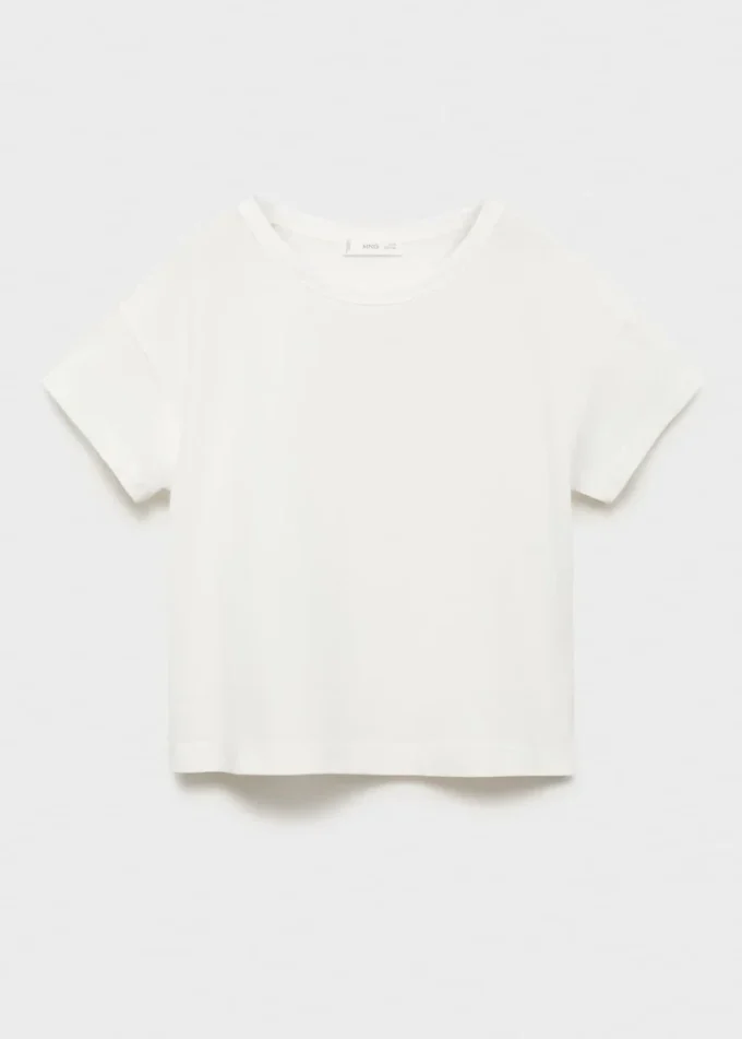 T-shirt in cotone tinta unita T-shirt in cotone tinta unita