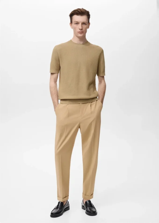 T-shirt in maglia 100% cotone T-shirt in maglia 100% cotone