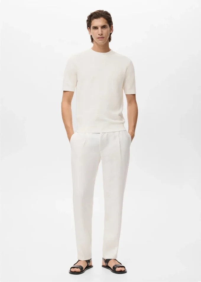 T-shirt in maglia 100% cotone T-shirt in maglia 100% cotone