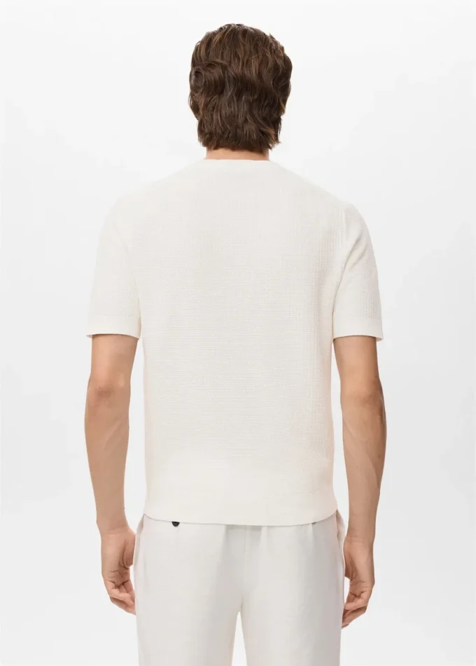 T-shirt in maglia 100% cotone T-shirt in maglia 100% cotone