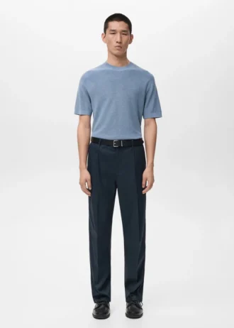 T-shirt in maglia di cotone T-shirt in maglia di cotone