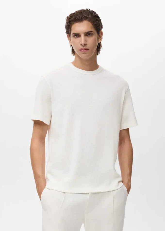 T-shirt in maglia fine T-shirt in maglia fine