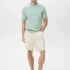 T-shirt in maglia fine di cotone T-shirt in maglia fine di cotone