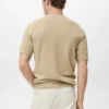 T-shirt in maglia fine di cotone T-shirt in maglia fine di cotone