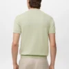 T-shirt in maglia fine di cotone T-shirt in maglia fine di cotone