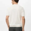 T-shirt in maglia fine di cotone T-shirt in maglia fine di cotone