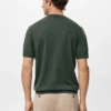 T-shirt in maglia fine di cotone T-shirt in maglia fine di cotone