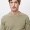 T-shirt in maglia fine di cotone T-shirt in maglia fine di cotone
