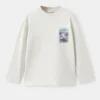 T-shirt in misto cotone stampato T-shirt in misto cotone stampato