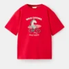 T-shirt in misto cotone stampato T-shirt in misto cotone stampato