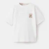 T-shirt in misto cotone stampato T-shirt in misto cotone stampato
