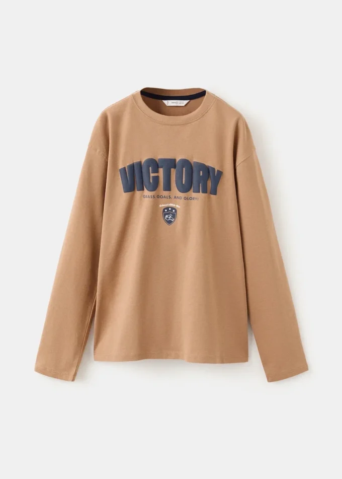 T-shirt in misto cotone stampato T-shirt in misto cotone stampato