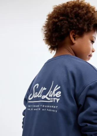 T-shirt in misto cotone stampato