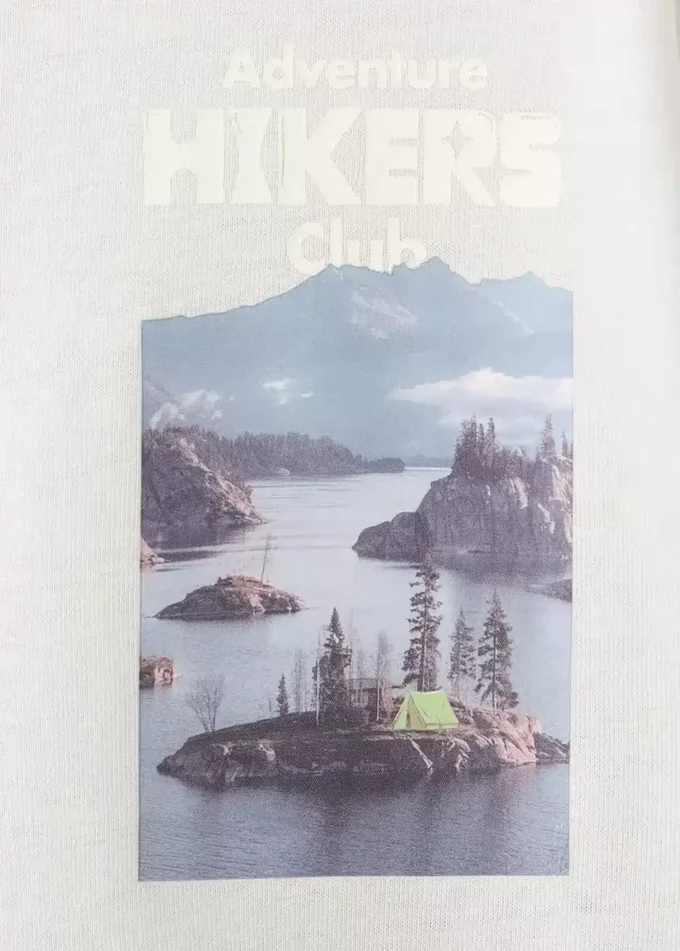 T-shirt in misto cotone stampato T-shirt in misto cotone stampato