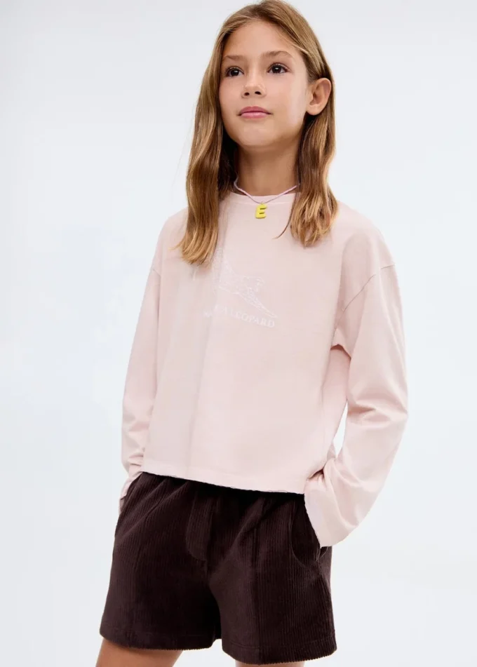 T-shirt in misto cotone stampato T-shirt in misto cotone stampato