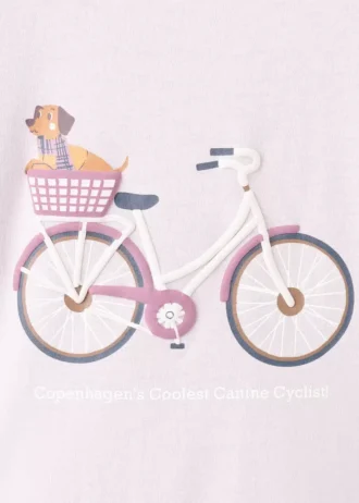 T-shirt in misto cotone stampato