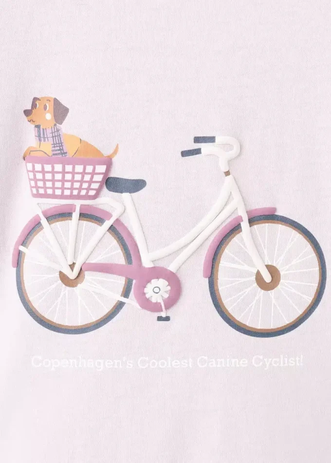 T-shirt in misto cotone stampato T-shirt in misto cotone stampato