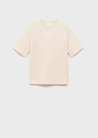 T-shirt in misto cotone stampato T-shirt in misto cotone stampato