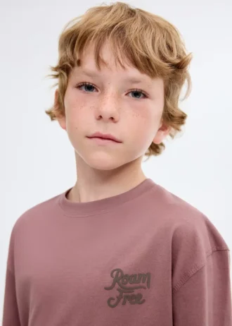 T-shirt in misto cotone stampato