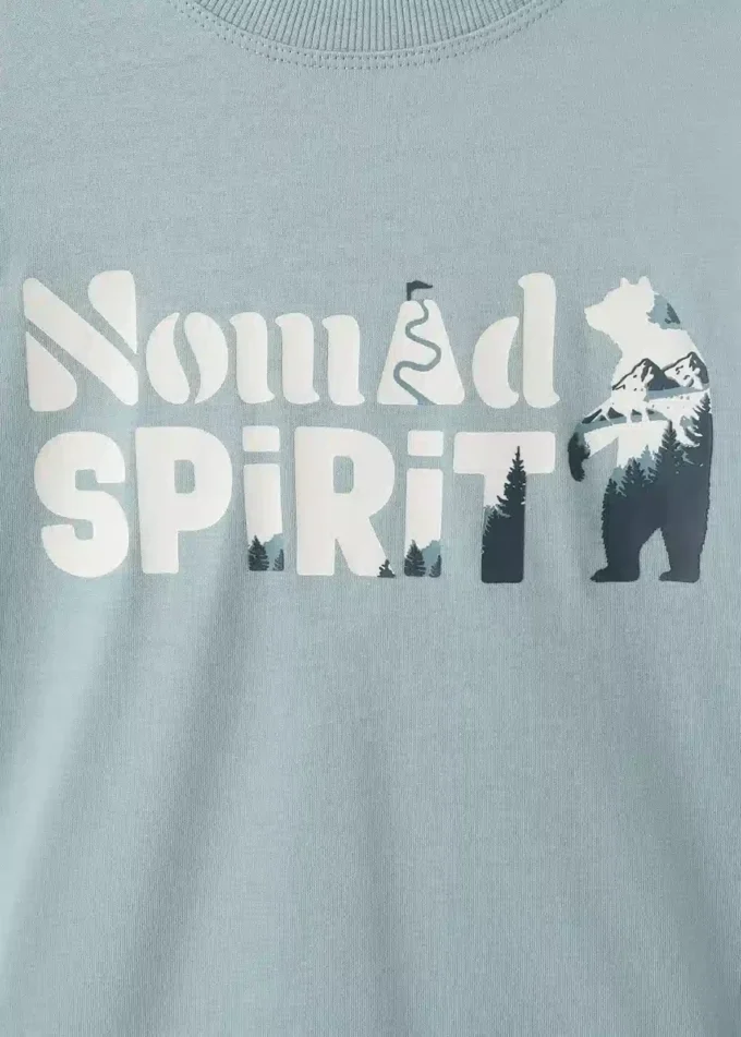 T-shirt in misto cotone stampato T-shirt in misto cotone stampato